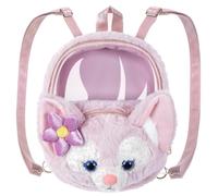 CoolChange Ita bag Mini sac à dos en peluche avec fenêtre transparente au design LinaBell | 20 x 25 cm | Rose, Rose