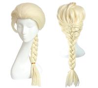 CoolChange Perruque Cosplay pour Fans de La Reine des Neiges | Perruque de Princesse d'Elsa | Couleur: Blond