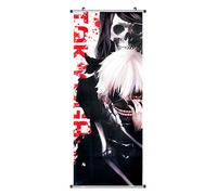 CoolChange Poster/Kakemono Tokyo Anime en Tissu, 100x40 cm, Dessin: Ken Kaneki et Liz Kamishiro