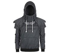 CoolChange Pull avec Design d'armure avec Capuche en Forme de Casque de Chevalier, Taille: S