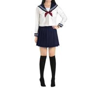 CoolChange Uniforme scolaire japonaise dans le style de Kansai | Costume cosplay d'écolière | Taille: M
