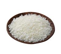 CoolCrafts Cire d'abeille Naturelle Blanc Cire d'abeille en Pastille pour Bougie, Cosmétique - 1 LB (450g)