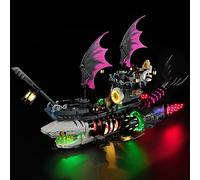 cooldac Kit d'éclairage LED compatible avec Lego 71469 DREAMZzz - Bateau cauchemar (AUCUN modèle, kit de lumière uniquement) - Kit de lumières décoratives créatives compatibles avec Lego
