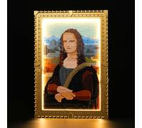 cooldac Kit d'éclairage LED compatible avec Lego Art M'ona Lisa (lumières uniquement, pas de modèles) - Compatible avec Lego M'ona Lisa 31213