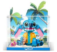 cooldac Vitrine en acrylique compatible avec Lego Stitch 43249, fond créatif et résistant à la poussière - Acrylique transparent haute définition compatible avec les kits de construction Stitch Lego