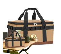 Cooler Bag - Camping Lunch Box, Insulated Leak Proof Cooler Bags, Pack Ice Tote Box | Outdoor Insulation Bags | for Fishing Outdoors Car Work Road Trip Picnic Beach Pool Golf Truck