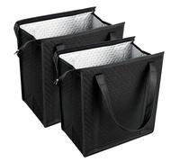 Cooler Bag - Insulated Thermal Pouch, Portable Lunch Storage Container | Insulation Take Away Bags Six Point Nine Liters Foil Portable Large Capacity Pouch Non-Woven Cooler Bag for Office Site Trip