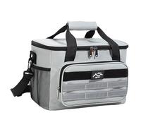 Cooler Beach - Boîte à manger isolée avec poignée, vecteur imperméable léger | Sac de transport alimentaire multi-compartiments pour camping, pique-nique, voyage en plein air, barbecue, randonnée, lav