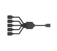 Cooler Master Câble répartiteur ARGB 1 à 5 MFX-AWHN-1NNN5-R1, connecteur LED 3 broches, 58 cm
