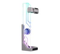Cooler Master Atlas Support de GPU ARGB, Support aimants en Aluminium, Design Miroir Infini, Verre trempé ARGB, Mode Double axe Vertical | Horizontal (MCA-U000R-AGSBTG-00)