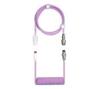 COOLER MASTER Câble de clavier Coiled Cable USB Type A - Type C M/M 1,5m (Magenta)