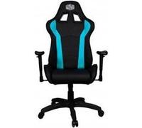 Cooler master caliber r1 siège de jeu universel 5 roue simili cuir bleu noir Noir G