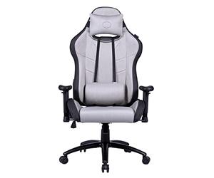 Cooler Master Caliber R2C e' un sedia gaming regolabile con braccioli e cuscini ergonomici