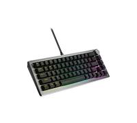 Cooler Master CK720 Clavier Gaming Mécanique - AZERTY FR, Format Compact 65%, Switches Red Kailh Box V2 Hot-Swappables, Rétroéclairage RGB par Touche, Padding Silicone, Molette - Filaire, Noir