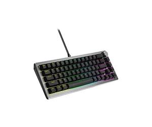 Cooler Master CK720 Clavier Gaming Mécanique - AZERTY FR, Format Compact 65%, Switches Red Kailh Box V2 Hot-Swappables, Rétroéclairage RGB par Touche, Padding Silicone, Molette - Filaire, Noir