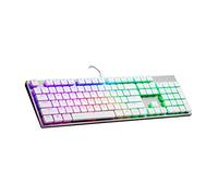 Cooler Master Clavier mécanique SK650 White Limited Edition avec commutateurs RGB Cherry MX Low Profile en Aluminium brossé, Full