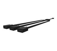 Cooler Master Câble répartiteur RGB 1 à 3 R4-ACCY-RGBS-R2, 4 et 5 broches, 58 cm