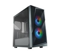 Cooler Master CMP 320 Boîtier PC - Châssis Mini-Tour avec 2 Ventilateurs ARGB de 120 mm, Micro-ATX, Panneau latéral en Verre trempé, Refroidissement Polyvalent et Prise en Charge des Composants, Noir