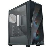 CMP 520 - Mid tower - ATX - panneau latéral fenêtré (verre trempé) - pas d'alimentation (ATX) - noir - USB/Audio