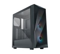 Cooler Master Boîtier PC CMP 520 ATX Moyen Tour – Mesh avant, 3x ARGB 120mm, Verre Trempé – Noir