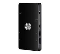Cooler Master Contrôleur LED RGB Contrôleur avec Ports 4 Broches - Nombreux Effets de Couleur, Mode de Détection Thermique, Logiciel Pris en Charge