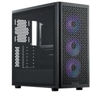 Cooler Master Boîtier PC Elite 502 – 3 ventilateurs ARGB, AIO 420 mm, ATX – Noir