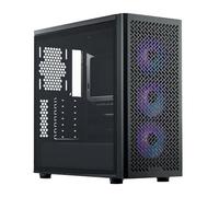 Cooler Master Boîtier PC Elite 502 – 3 ventilateurs ARGB, AIO 420 mm, ATX – Noir