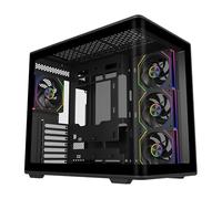 Boîtier PC gaming Cooler Master Elite 600 Moyen tour Noir avec panneau latéral en verre trempé