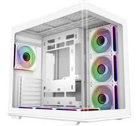COOLER MASTER - Elite 600 White ARGB (4 Fan Version) - Boîtier PC - Moyen tour ATX