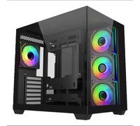 Cooler Master Elite 681 - Boîtier PC Midi Tower Noir - Acier/Verre trempé - ATX/Micro-ATX/ITX - 1x 3.5" + 2x 2.5" - 4x Ventilateurs 120mm installés - USB 3.2 Gen 1/Gen 2x2