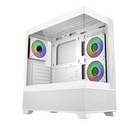 Cooler Master Elite 690 Boitier d'ordinateur en Bois Blanc | 3 Ventilateurs Argb inversés pré-installés | Support AIO jusqu'à 360 mm | Support de Carte mère ATX | Série RTX 50 jusqu'à 425 mm |