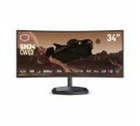 Cooler Master GM34-CWQ2 Moniteur de Jeu incurvé 34" - 1500R UWQHD (3440 x 1440), 165 Hz, 0,5 ms MPRT, Panneau VA, FreeSync Premium, 95% DCI-P3 Quantum Dot, HDR 400, DP 1.4, HDMI 2.0, USB Type-C