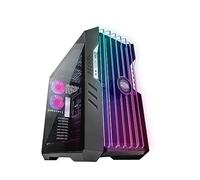 Cooler Master HAF 700 EVO Boitier PC - Tour Complète, Compatible E-ATX, 5 Ventilateurs, Support Radiateur Pivotant, Refroidissement Grand Volume, Affichage LCD Tps Réel, Lames ARGB, Panneau Latéral TG