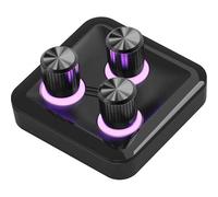 Cooler Master HUB 3XKNOB Modulo Accessorio Magnetico Nero 3 Manopole Alta Precisione