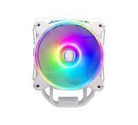 Cooler Master Hyper 212 Halo White - Refroidisseur d'air CPU 120mm, 650-2050 RPM, 27dBA, sockets LGA 115x/1200/1700, AM4/AM5, 4 heatpipes, Blanc