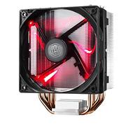 Cooler Master Hyper 212 LED Système de refroidissement - durable et polyvalent - 4 caloducs à contact direct continu avec ailettes, ventilateur PWM 120 mm