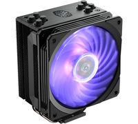 Cooler Master Hyper 212 RGB Black Edition - Ventirad CPU 120 mm, RGB noir, Direct Contact, 4 caloducs