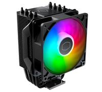 Cooler Master Hyper 411 Nano ARGB Refroidisseur CPU Ventirad - 4 Caloducs (TDP 180W), Ventilateur 92mm (PWM), Contrôleur LED ARGB, Dissipateur Thermique en Aluminium 136mm - Compatible AMD & Intel