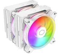 Cooler Master Hyper 622 Halo White Refroidisseur CPU - Ventirad Double Tour, 6 Caloducs à Contact Direct, 2 x Ventilateurs Halo2, Finition Aluminium, Auto Détection ARGB, Brackets LGA1700 & AM5