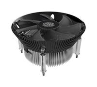 Cooler Master i70 Refroidisseur d'air pour processeur à profil bas, 120 ailettes PWM en aluminium anodisé noir, base en cuivre, 70 mm de haut, 95 W TDP support pour supports Intel LGA 1851|1700