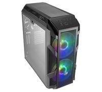 COOLER MASTER LTD BOITIER PC MasterCase H500M - rétro éclairage RGB - Noir - Verre trempé - Format ATX (MCM-H500M-IHNN-S00)