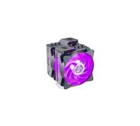 Cooler Master MA410M MasterAir - Refroidisseur CPU air push-pull, 4 heatpipes CDC 2.0, RGB adressable, ailettes aluminium hexagonales