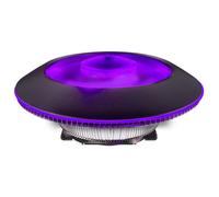 Cooler Master MasterAir G100M - Refroidisseur CPU compact à chambre à vapeur, ventilateur 92 mm PWM et RGB personnalisable (130 W TDP)