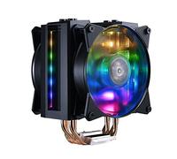 Cooler Master MasterAir MA410M - Refroidisseur CPU - Effet Holographique ARGB, 4 x Caloducs CDC 2.0 avec Détection Thermique, Air Glide Armor & Ventilateurs Push-Pull - Garantie 5ans
