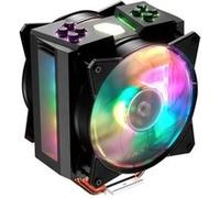 Cooler Master MasterAir MA410M - Refroidisseur CPU - Effet Holographique ARGB, 4 x Caloducs CDC 2.0 avec Détection Thermique, Air Glide Armor & Ventilateurs Push-Pull - Garantie 5ans