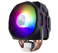 Cooler Master MasterAir MA610P ARGB Refoidisseur CPU, 2 Ventilateurs SickleFlow 120 ARGB en Configuration Push Pull, 6 Caloducs, Plaque de Contact Élargie, Compatibilité Universelle, Mini Contrôleur