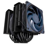 Cooler Master MasterAir MA824 Stealth Refroidisseur CPU, Double Tour, Ventilateurs Push-Pull Mobius 135 & 120, 8 Caloducs Composites Supraconducteurs, Dégagement RAM Complet, Socket Intel & AMD