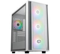 Boitier Moyen Tour ATX Cooler Master MasterBox 600 RGB avec panneau vitré (Blanc)