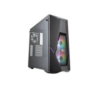 Cooler Master Boîtier PC MasterBox K500 – ATX ARGB – Panneau latéral fenêtré (verre trempé) – Noir