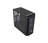 Cooler Master MasterBox MB511 ARGB - Tour - ATX étendu - panneau latéral fenêtré (verre trempé) - pas d'alimentation (ATX) - noir - USB/Audio